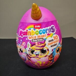 Zuru Rainbowcorns Wild Heart Surprise! Toy Egg w Hidden Stuffed Animal NIP